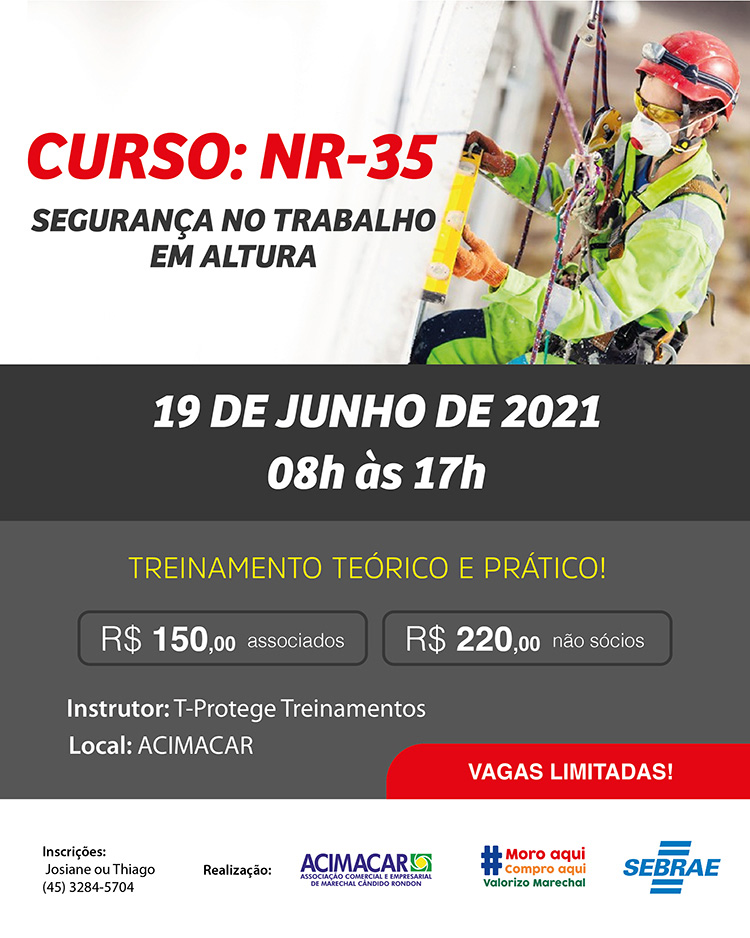 Acimacar Promove Treinamento Sobre Segurança No Trabalho Em Altura Portal Rondon 2251