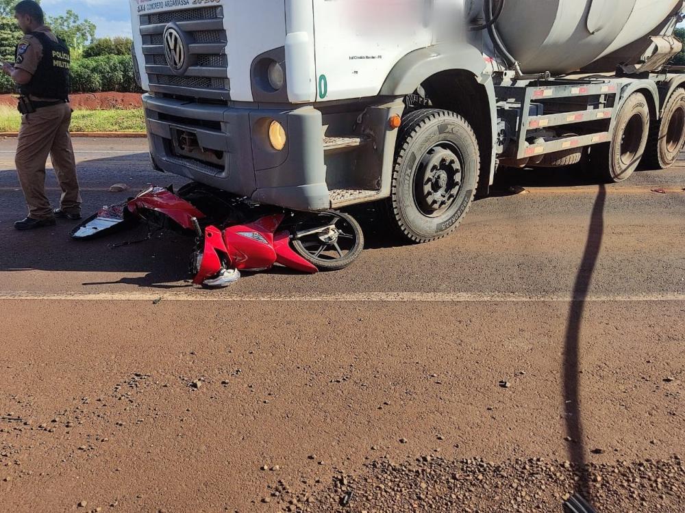 Acidente na BR-277: motociclista morre após bater em caminhão - Massa News